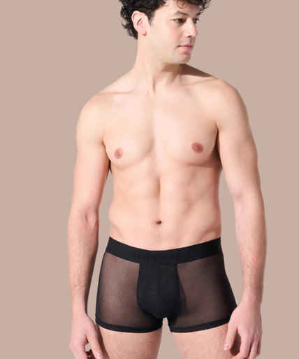 Atelier Amour – Men Boxer Sheer in Black Atelier Amour – Men Boxer Sheer in Black