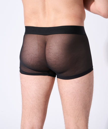 Atelier Amour Men Boxer Sheer - Black Atelier Amour Men Boxer Sheer - Black