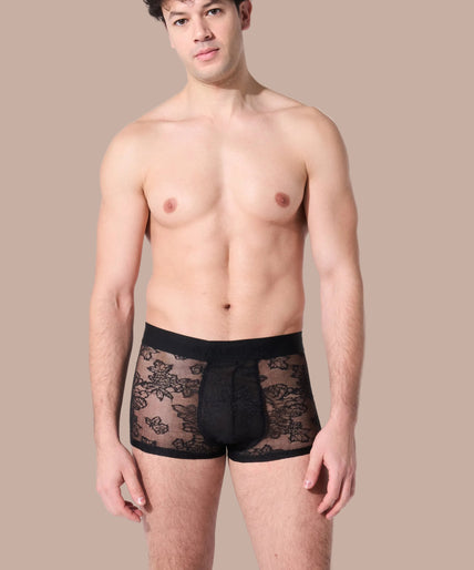 Atelier Amour – Men Boxer Lace in Black Atelier Amour – Men Boxer Lace in Black