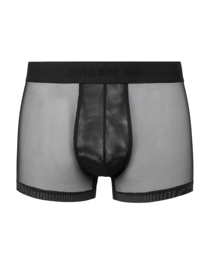 Atelier Amour Men Boxer Sheer - Black Atelier Amour Men Boxer Sheer - Black