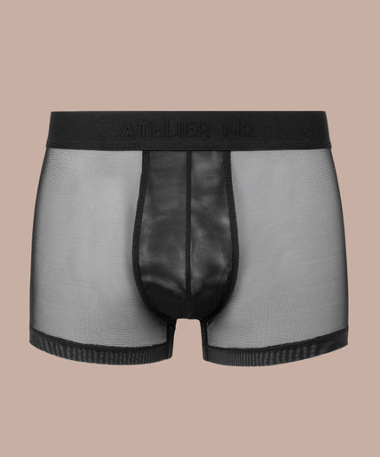 Atelier Amour – Men Boxer Sheer Black Atelier Amour – Men Boxer Sheer Black