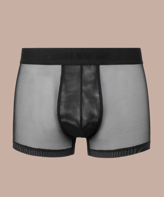 Atelier Amour – Men Boxer Sheer Black