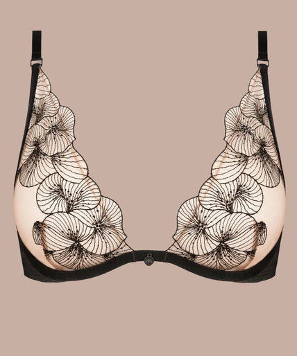 Atelier Amour – Menu Plaisir Triangel BH met Beugel Zwart Atelier Amour – Menu Plaisir Triangel BH met Beugel Zwart