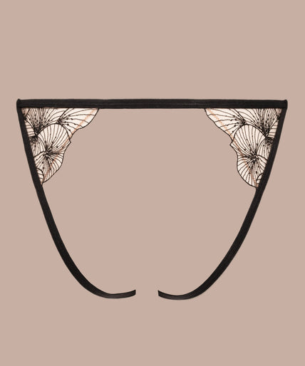 Atelier Amour – Menu Plaisir Open Brief Zwart Atelier Amour – Menu Plaisir Open Brief Zwart