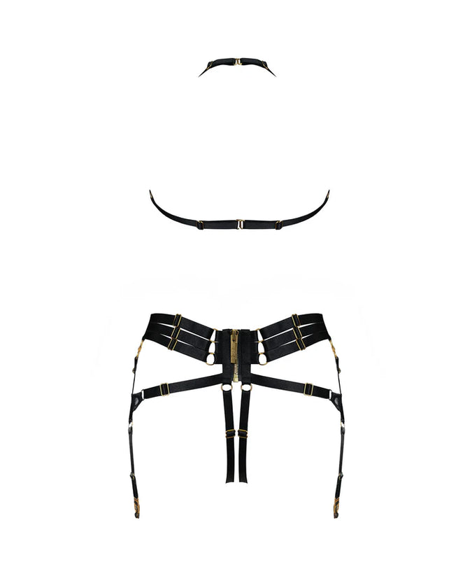 Mari Suspender Harness Black