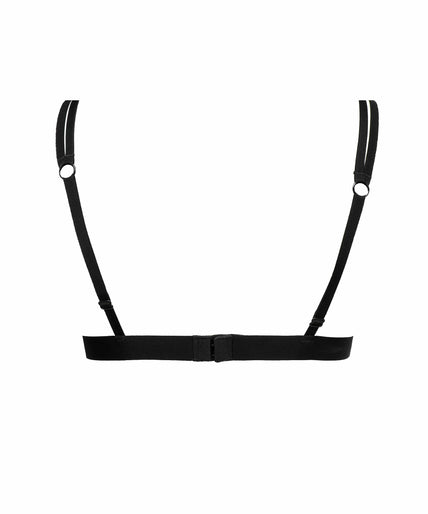 Atelier Amour – Oiseau de Paradis Unwired Triangle Bra - Black Atelier Amour Oiseau de Paradis Unwired Triangle Bra – Flowered - Pleasurements