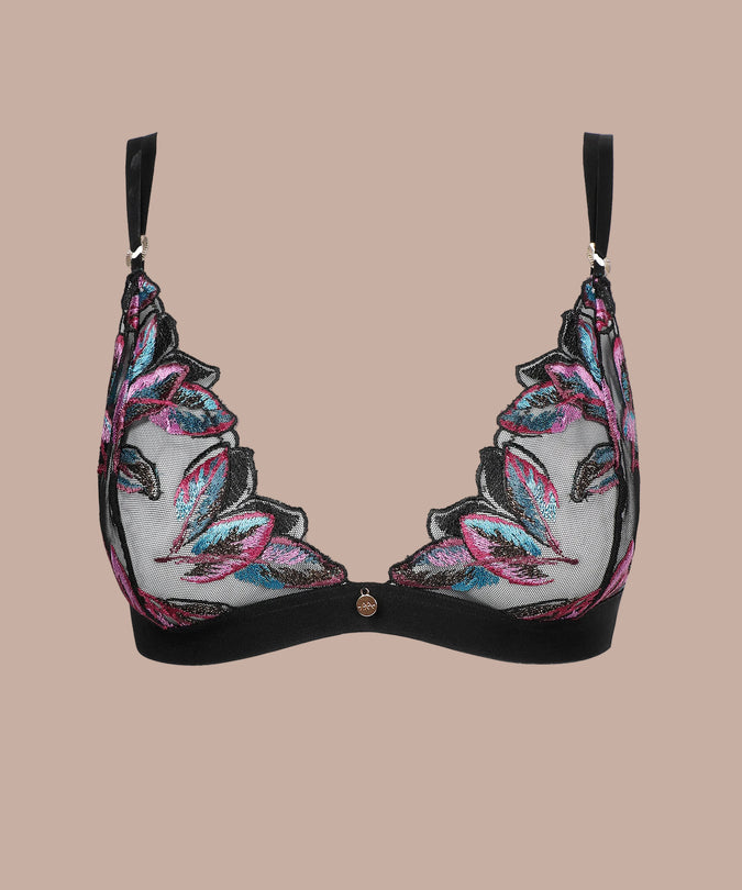 Atelier Amour – Oiseau de Paradis Unwired Triangle Bra Multicolor