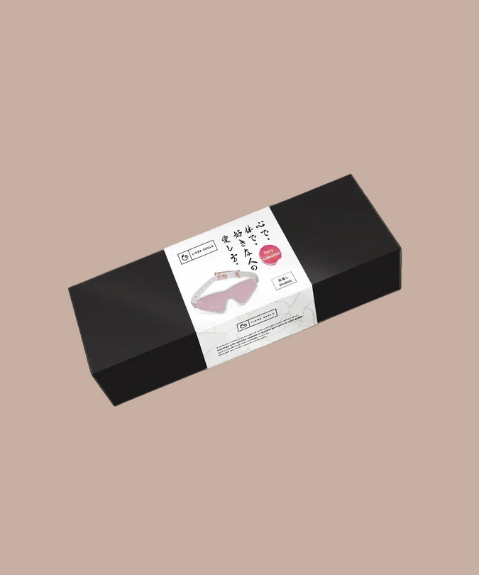 Liebe Seele Fairy Leather Blindfold – Pink & White