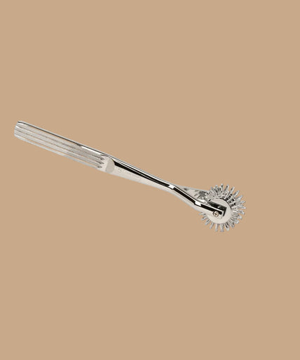 Liebe Seele X-Rose Triple Row Wartenberg Pinwheel — Silver Liebe Seele X-Rose Triple Row Wartenberg Pinwheel — Silver