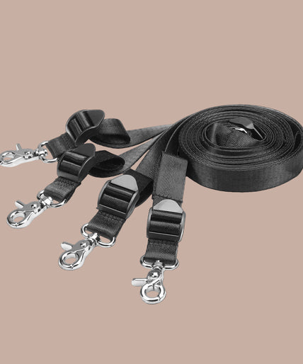 Liebe Seele Temptation Under Bed Restraint Kit – Zwart Liebe Seele Temptation Under Bed Restraint Kit – Zwart