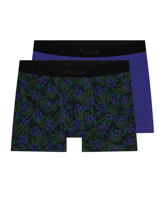 Aubade Men Boxer – Two-Pack Floral & Purple