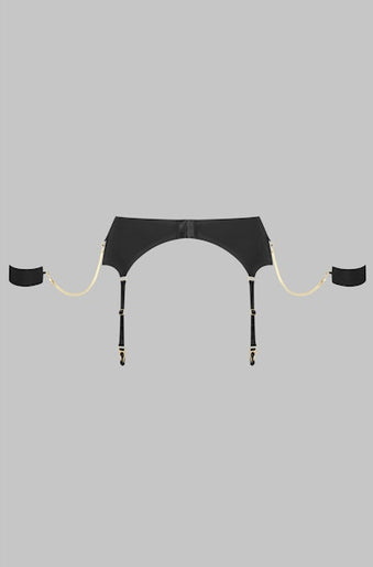 Maison Close – Tapage Nocturne Sieraden Jarretelgordel Handboeien – Zwart Maison Close – Tapage Nocturne Sieraden Jarretelgordel Handboeien – Zwart