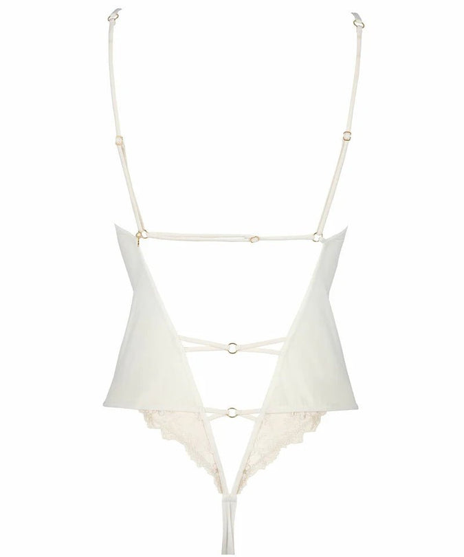 Atelier Amour Après Minuit Bodysuit - Ivory - Pleasurements