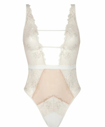 Atelier Amour Après Minuit Bodysuit - Ivoor Atelier Amour Après Minuit Bodysuit - Ivory - Pleasurements