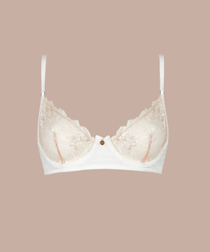 Atelier Amour – Après Minuit Halfcup Beha Ivoor Atelier Amour Après Minuit Half Cup Bra - Ivory - Pleasurements