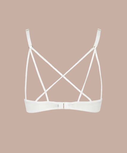Atelier Amour – Après Minuit Halfcup Beha Ivoor Atelier Amour Après Minuit Half Cup Bra - Ivory - Pleasurements