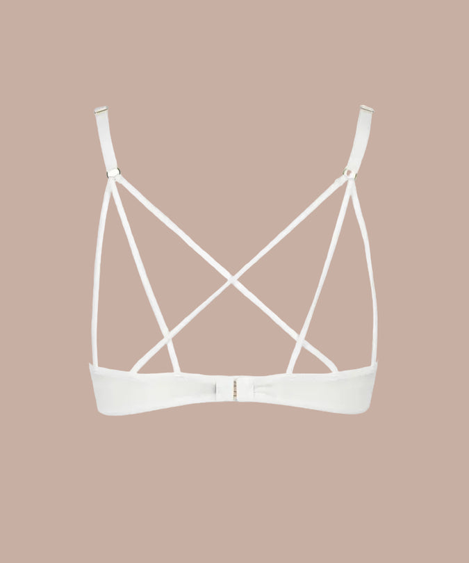 Atelier Amour Après Minuit Half Cup Bra - Ivory - Pleasurements