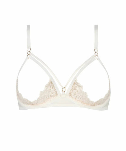Atelier Amour Après Minuit Open BH - Ivoor Atelier Amour Après Minuit Open Bra in - Ivory - Pleasurements