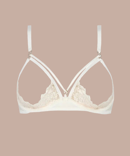 Atelier Amour – Après Minuit Open Beha Ivoor Atelier Amour Après Minuit Open Bra in - Ivory - Pleasurements
