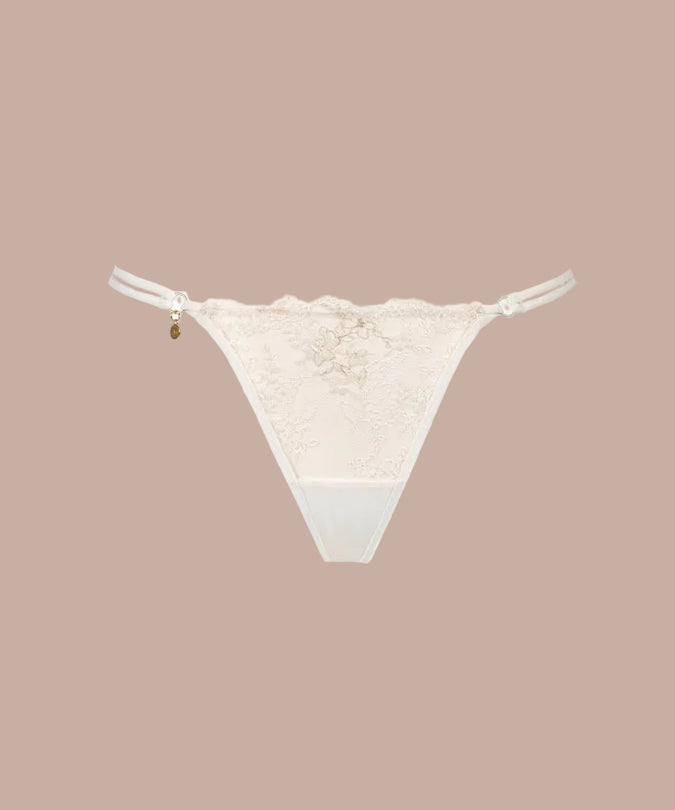 Atelier Amour Après Minuit Thong - Ivory - Pleasurements