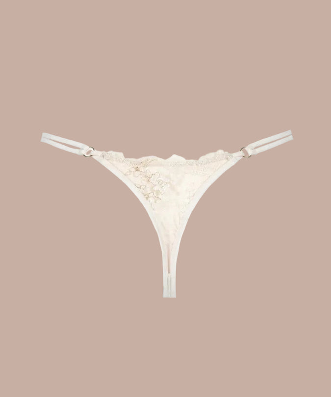 Atelier Amour Après Minuit Thong - Ivory - Pleasurements