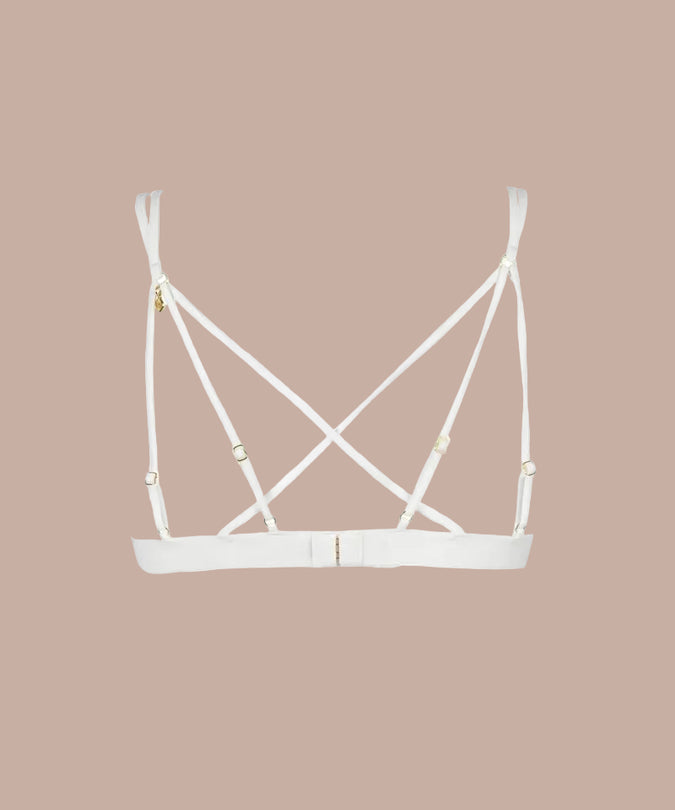 Atelier Amour Après Minuit Unwired Triangle Bra - Ivory - Pleasurements