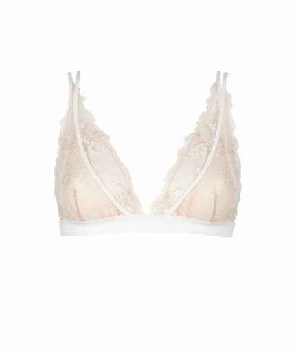 Atelier Amour – Après Minuit Unwired Triangle Bra in Ivory Atelier Amour Après Minuit Unwired Triangle Bra - Ivory - Pleasurements