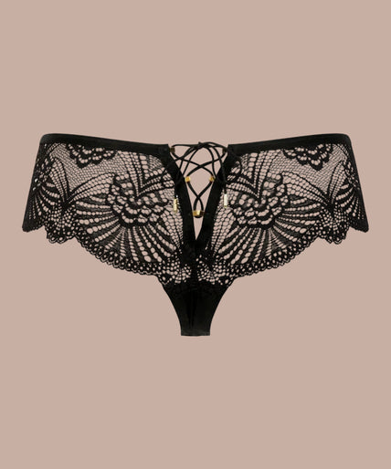 Atelier Amour – Enlace Moi Knicker Black Atelier Amour Enlace Moi Knicker - Black - Pleasurements