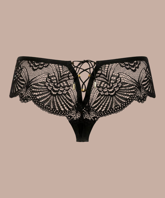 Atelier Amour Enlace Moi Knicker - Black - Pleasurements