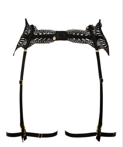 Atelier Amour Enlace Moi Suspender Belt - Black Atelier Amour Enlace Moi Suspender Belt - Black - Pleasurements