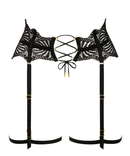 Atelier Amour Enlace Moi Suspender Belt - Black Atelier Amour Enlace Moi Suspender Belt - Black - Pleasurements