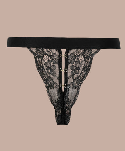 Atelier Amour – Evasion Sensuelle Tanga Black Atelier Amour Evasion Sensuelle Tanga - Black - Pleasurements