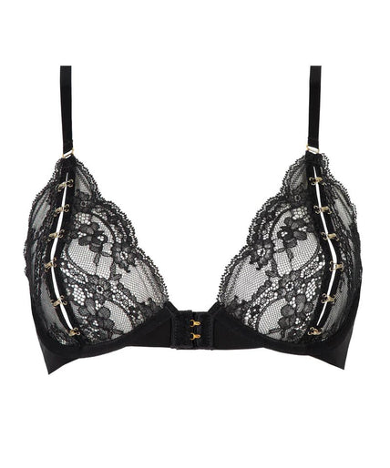 Wired Triangle Bra Evasion Sensuelle Atelier Amour Evasion Sensuelle Wired Triangle Bra - Black - Pleasurements