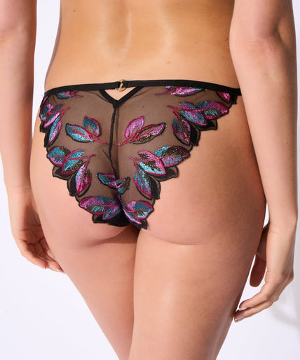Atelier Amour – Oiseau de Paradis Brief - Black Atelier Amour Oiseau de Paradis Brief – Flowered - Pleasurements