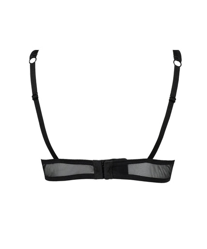 Atelier Amour Oiseau de Paradis Half Cup Bra – Black Atelier Amour Oiseau de Paradis Half Cup Bra – Flowered - Pleasurements