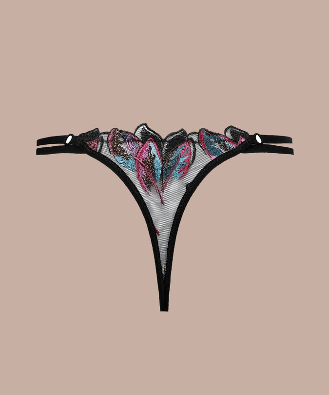 Atelier Amour Oiseau de Paradis Thong – Flowered - Pleasurements