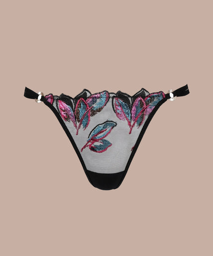 Atelier Amour – Oiseau de Paradis Thong Multicolor Atelier Amour Oiseau de Paradis Thong – Flowered - Pleasurements