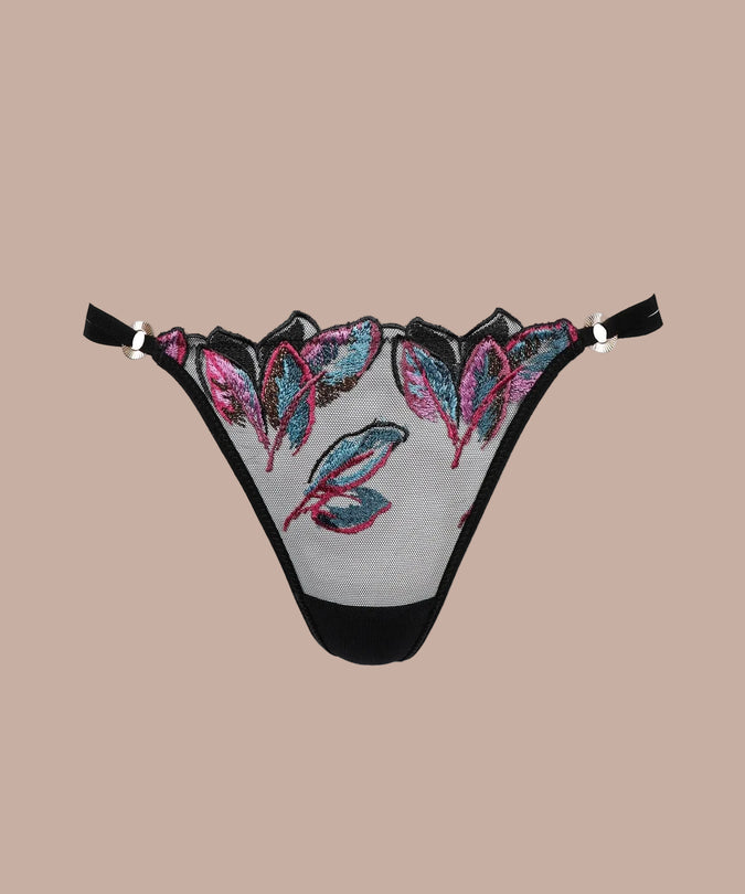 Atelier Amour Oiseau de Paradis Thong – Flowered - Pleasurements