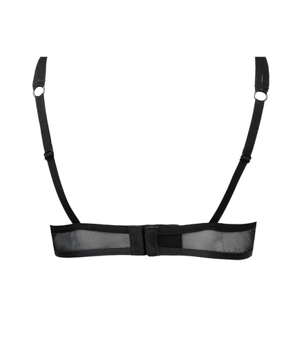 Atelier Amour Oiseau de Paradis Wired Triangle Bra – Black Atelier Amour Oiseau de Paradis Wired Triangle Bra – Flowered - Pleasurements