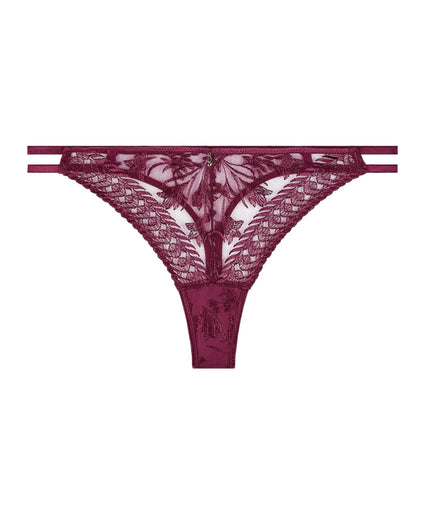 Aubade Magnetic Spell Tanga - Crimson Red Aubade Magnetic Spell Tanga in Crimson Red - Pleasurements