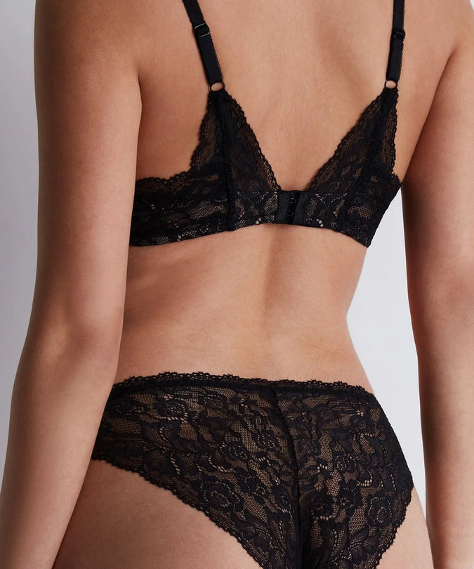 Aubade Rosessence Italian Brief in Black - Pleasurements