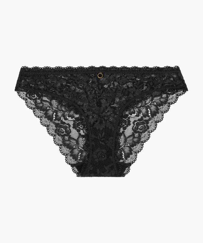 Aubade Rosessence Italian Brief in Black - Pleasurements