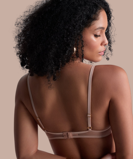 Aubade – Sound of Heart Underwired Half Cup Bra Beige – 50%! Aubade Sound of Heart Underwired Half Cup Bra - Pleasurements
