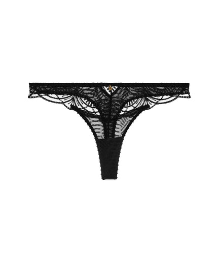 Aubade Vibes Woman Tanga - Zwart Aubade Vibes Tanga Black - Pleasurements
