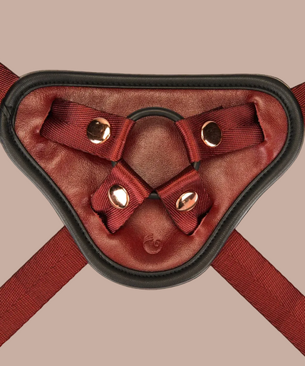 Liebe Seele Universele Leren Strap-On Harness – Wijnrood Liebe Seele Universele Leren Strap-On Harness – Wijnrood