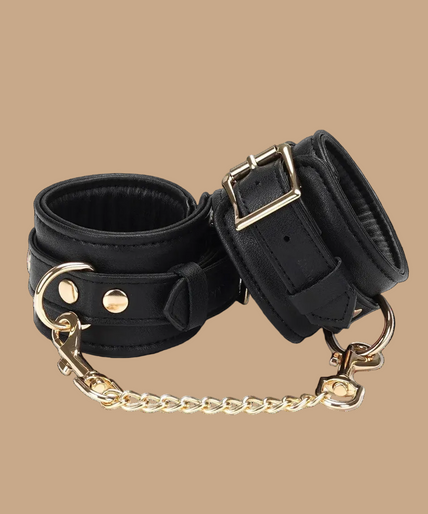 Liebe Seele Dark Secret Leather Wrist Cuffs – Black Liebe Seele Dark Secret Leather Wrist Cuffs – Black