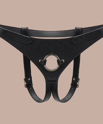 Liebe Seele Dark Secret Luxe Leren Strap-On Harnas – Zwart Liebe Seele Dark Secret Luxe Leren Strap-On Harnas – Zwart