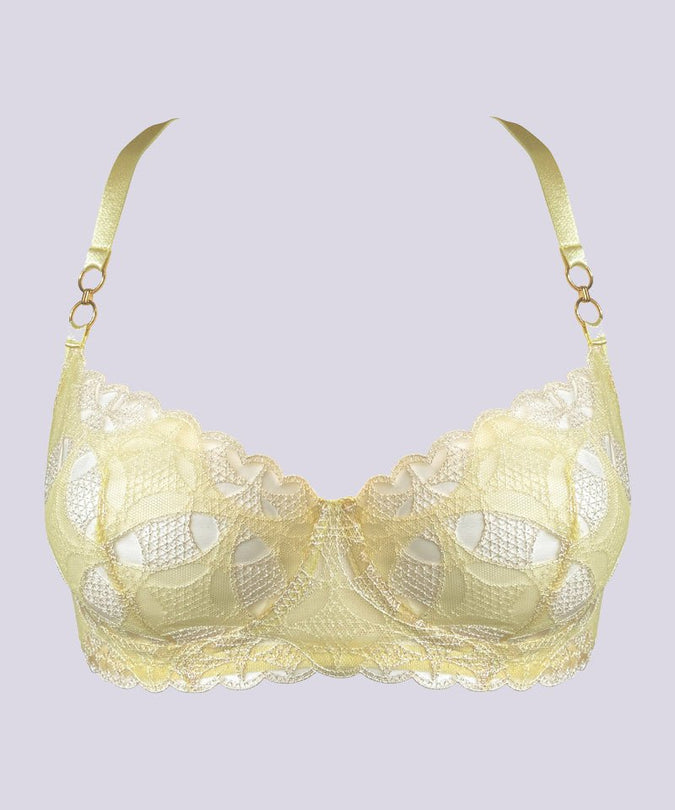 Bordelle Alta Balconette Wire Bra Lemon - Pleasurements