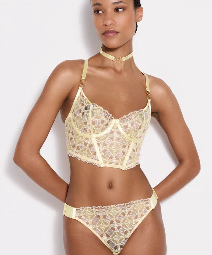 Bordelle Alta Bodice Bra Lemon - Pleasurements