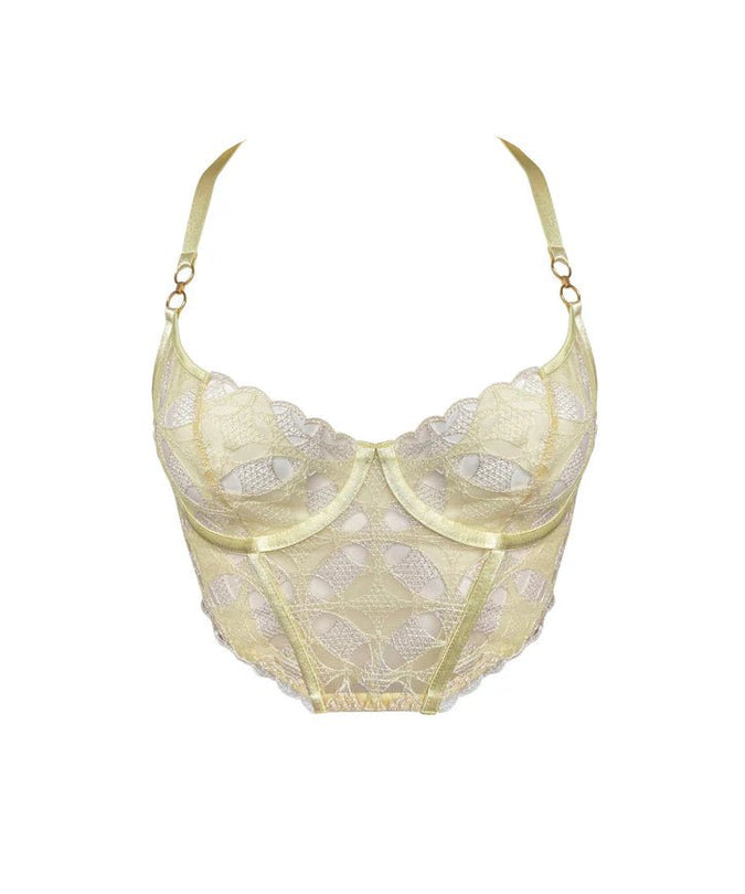 Bordelle Alta Bodice Bra Lemon - Pleasurements